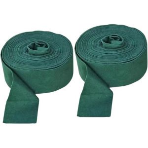 Lot De 2 Bandages De Protection Pour Tronc D'arbre - 12 Cm X 17 M - Résistant À L'hiver - Double Couche - Garde Au Chaud Et Hydratant Vert - Neuf