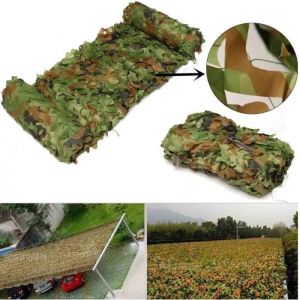 Neufu Filet De Camouflage Camo Armée 3m X4m Camping Militaire Chasse Soldat Forêt - Neuf