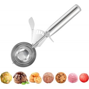 Cuill&egrave;re &Agrave; Glace Moyenne Inox 56,7 G &iquest; D&eacute;clencheur - Neuf