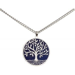 Trahoo-Collier Arbre De Vie Pour Homme Et Femme En Acier Inoxydable Viking Yggdrasil Celtique Avec Pendentif Arbre De Vie - Bijoux Familiaux - Cadeau D'amulette - Neuf