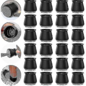 Protecteurs De Pieds De Chaise,24 Pcs Pour Planchers De Bois Franc.Pied De Chaise En Silicone - Neuf