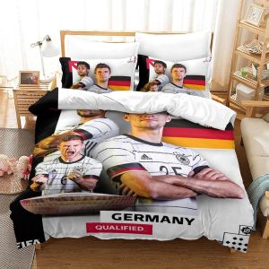 Qatar Housse De Couette De La Coupe Du Monde Germany | Housse De Couette Souvenir De C&iquest;&iquest;L&iquest;&iquest;Bration | &iquest;&iquest;Quipes De Pays Pour La Coupe Du Monde Single&pound;&iquest;Xc - Neuf