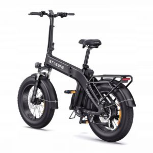 V&eacute;lo &Eacute;lectrique Pliant Engwe Ep-2 3.0 Boost - 250 W - 48 V 13,5 Ah - Autonomie 120 Km - Pneus 20" X 4,0 - Couple 75 Nm - Freins Hydrauliques + Bluetooth - Noir - Neuf