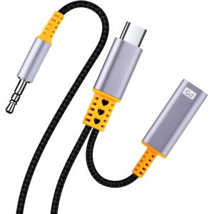 Lbgwp60-Adaptateur De Casque De Type C Vers 3,5 - Câble De Charge Audio Numérique Otg - Neuf