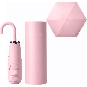 ERSHI-Parapluie de Voyage Pliable Compact et élégant, Protection Contre la Pluie et le Soleil/Protection anti-UV UPF 50 99,9 %/ Vo[794] - Neuf