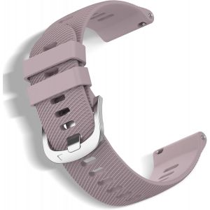 Kal-Bracelet Pour 18mm 20mm 22mm Silicone Bracelet, Sport Banda De Montre De Réglable En 18mm 22mm 20mm Largeur De Patte Pour Femme/Homme - Violet - Neuf