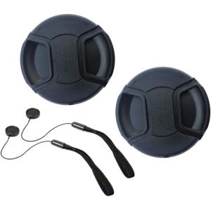 62mm Bouchons D'objectif Capuchon Cache Objectif pour Nikon AF-S VR Micro-NIKKOR 105mm f/2.8G If-Ed,AF 70-300mm f/4-5.6G,Sony FE 90mm f/2.8 Macro G OSS (SEL90M28G),Lot de 2 - Neuf