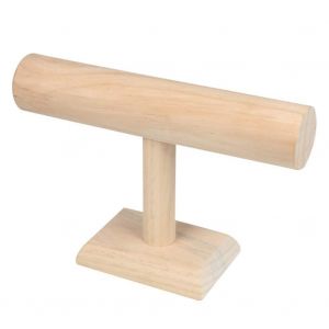 Présentoir À Bijoux En Bois,Support À Bijoux T-Bar,Bracelet Montre Collier Maison Rangement - Neuf