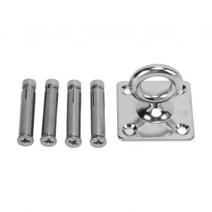 Kit De Suspension De Chaise De Hamac En Acier Inoxydable Ensemble De Montage De Plafond Pivotant Pour Sac De Sable De Hamac De Yoga - Neuf