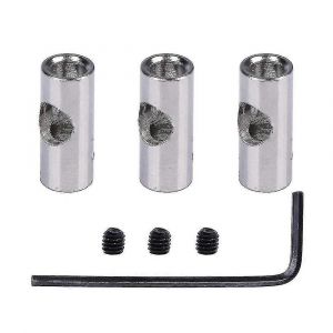 3pcs Moteur Essieu 3.17mm &Agrave; 5mm Changement Sur Manchon D'adaptateur D'arbre Pour Rc Mod&egrave;le Voiture Bateau Avion 3650 550-haoyi-YUHAO - Neuf