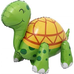 ChicSlick-Ballon Tortue, Airwalker Ballon Tortue, Géant Animal Ballons, Ballon Gonflable 4D En Forme De Tortue, Ballons Animaux Safari, Decoration Anniversaire Jungle, Décorations De Fête D'[X333] - Neuf