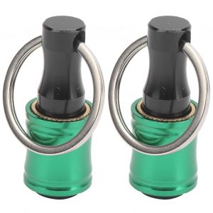 XYONG Lot de 2 porte-embouts de tournevis, porte-cles, barre d'extension, adaptateur a degagement rapide, alliage d'aluminium, vert - Neuf