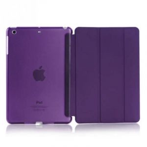 Pour Ipad Air 1 9.7 ''&eacute;tui Mince Folio Support Coque Magn&eacute;tique A1474 A1475 Intelligent Veille Automatique Pvc Housse De Protection Pour Ipad Air 1 Couverture.Violet.Ip Air 9.7 In A1474 - Neuf