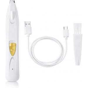 Jgd-Tondeuse Pour Pattes De Chien, Rechargeable Avec Lumi&egrave;re Led, Tondeuse &Agrave; Faible Bruit Pour Le Toilettage Des Petites Zones Autour Des Pattes, Des Yeux, Des Oreilles De L'animal - Neuf