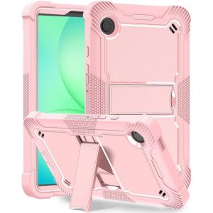 LORANKA-Coque Enfant pour Samsung Galaxy Tab A11 8.7 Pouces/Galaxy Tab A9 8.7 Pouces,&Eacute;tui de Protection Antichoc avec Support,Or Rose - Neuf