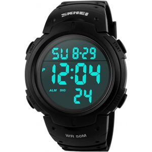 Fdjhy-Montre De Sport Numérique Skmei - Pour Homme - Étanche - Rétro-Éclairage Led - Multifonctions - Neuf