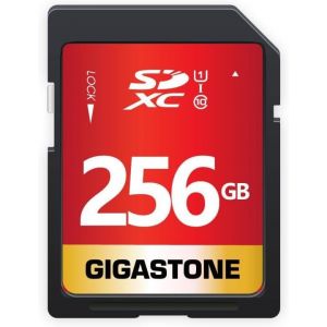 256GB SDXC Memory Card Speed 80MB/s Compatible with Canon Nikon Sony Panasonic Camera V30 U3 UHS-I Class 10 for UHD Video with 1 Mini Case - Neuf