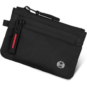 TRAHOO-Portefeuille Homme, Travel Portefeuilles et Porte-Cartes Portefeuille RFID, Portefeuille Portable pour Homme, Porte Monnaie avec Poign&eacute;e - Neuf