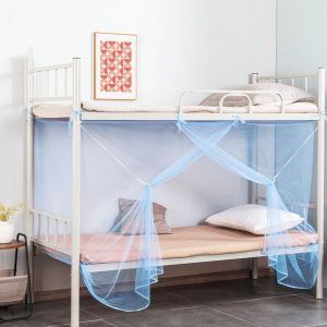 Moustiquaire Carrée Pour Dortoir Scolaire Et Étudiants,Filet À Une Porte,Anti-Buée,Sans Installation,Simple,Solide,Pour Documents - Type Bleu Ciel-120x190x145cm - Neuf