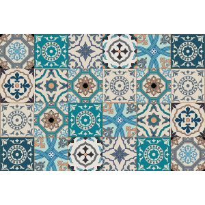 Jexnovashop-Protection Anti-&Eacute;claboussures De Cuisine 60x40 Cm 'motif Carrelage' | Dos De Cuisine | Cuisini&egrave;re Et &Eacute;vier | Couverture | Carreaux De Cuisine | Miroir Carrelage | Dos De Cuisine - Neuf