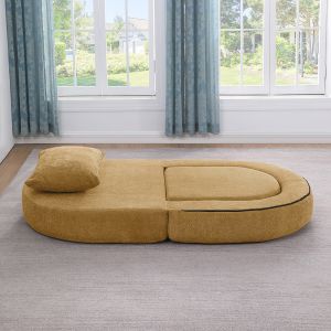 Canap&eacute;-lit pliant 2 places + oreiller mousse - Neuf