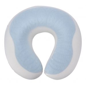 Oreiller de voyage professionnel portable en gel de couchage en forme de U, repose-nuque, support de tete - Neuf