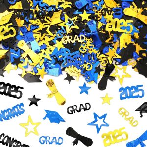 Confettis de fête de remise de diplôme, décorations de table pour la classe de 2024 - Décorations de table pour remise de diplôme 2024 - Fournitures d'événements sur le thème de la remise - Neuf