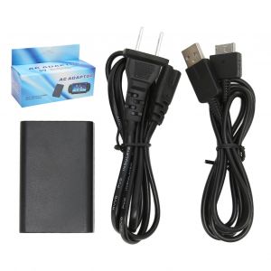 Chargeur Adaptateur Secteur Et Cable De Chargeur Usb Pour Console De Jeu Ps Vita 1000, Prise Americaine 100-240 V - Neuf