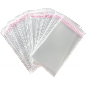 200 Pièces Sacs De Cellophane Auto-Adhésif Petit Sac Alimentaire Transparent Opp Sachet Pour Sucette Biscuits Chocolat Bonbons (11x18cm) - Neuf
