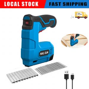 Wireless Stapler, 2-in-1 Electric Stapler and Staple Gun, Rechargeable Stapler/Staple Gun, Includes 2000 Staples [Compact and lightweight, streamlined design] - Neuf