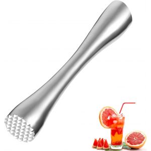Pilon En Acier Inoxydable De 8 Pouces Pour Cocktails,Pilon À Cocktail À L'ancienne,Pilon À Boissons À Base De Menthe Et De Fruits Mojito,Fournitures Et Accessoires De Bar À Domicile - Neuf