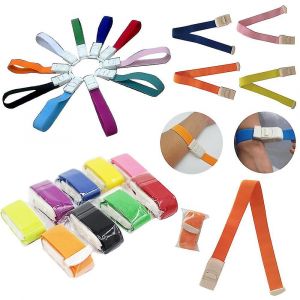 Vert 5pcs Garrot Médical Rapide Rapide Lent Libération Paramédical Sport Garrot D'urgence Boucle Trousse De Premiers Soins En Plein Air - Neuf