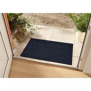 Tianyi-Hanse Home Paillasson Lavable Pour L'intérieur Et L'extérieur - Couleur Unie - Antidérapant - 80 X 120 Cm - Noir - Neuf