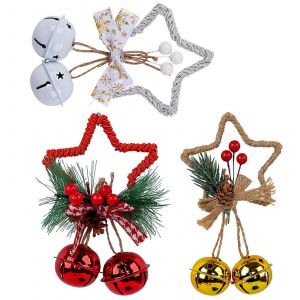 Festival de M&eacute;tal en Plastique en Forme d'&Eacute;toile Cloches BRICOLAGE, de la D&eacute;coration d'Ensemble De l'Arbre de la Fen&ecirc;tre de Saison C&eacute;l&eacute;bration Multicolore - Neuf