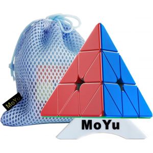 Ostiffen moyu Magic Cube Pyramides Pyramides Pyramides m V2 3x3x3 Pyramides m V2 Pyramides Multicolores Cube Pyramide Triangle Quatre Axes Quadruple Cube Un Cube tr&eacute;pied Un Cube Sac(Multicolor) - Neuf