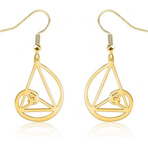 Kal-Golden Ratio Boucles D'oreilles Séquence Fibonacci Pour Les Amateurs De Mathématiques, Bijoux Géométriques En Spirale, Cadeau De Remise De Diplôme Pour Femmes Et Filles - Neuf