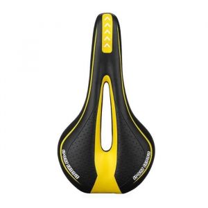 V&eacute;lo Selle De V&eacute;lo Selle Gel Rembourr&eacute; Souple Coussin Respirante Pour Vtt Route Vtt V&eacute;lo Jaune - Neuf