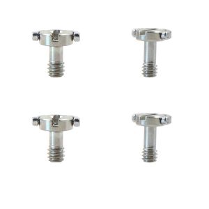 Adaptateur Vis de caméra filetée fixation en acier Lot 4 adaptateurs pour vis d'appareil photo - inoxydable Pour 1/4"" Accessoires supplémentaires Trépied, plateau rapide, supplémentaires, monopode - Neuf
