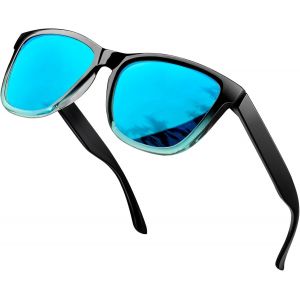 TIANYI-Lunettes de Soleil Homme et Femme Polarisées Mode Lunette de Soleil Carré Retro Cool Style Léger Protection UV400 - Neuf