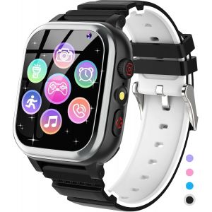 Montre Enfant 26 Jeux, Téléphone, Podomètre, Calories Sos Montre Connectée Garcon Garçons Filles Caméra Hd, Lecteur De Musique, Vidéo, 3 À 12 Ans Noël Cadeaux D'anniversaire - Neuf