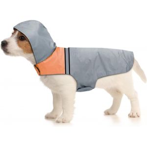 Jgd-Imperm&eacute;able Pour Chien &Eacute;tanche Ultral&eacute;ger Respirant, Manteau De Pluie Chien Avec Bandes R&eacute;fl&eacute;chissantes, Imperm&eacute;able Chien V&ecirc;tements De Pluie Avec Capuchon Pour Petit Moyen Gros Chiens (Small) - Neuf