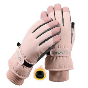 L'&eacute;cran Tactile De L'hiver Au Chaud Gants De Ski Snowboard - Hommes Et Femmes, Taille S-Xl, Doublure Polaire, D'un T&eacute;l&eacute;phone Compatible, Noir - Neuf