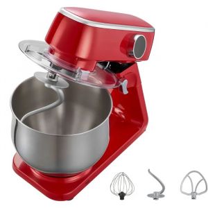 Robot P&acirc;tissier 7,4 L-Duoku-Batteur sur Socle 1800 W-Mixeur &agrave; P&acirc;te avec 10 Vitesses-T&ecirc;te Inclinable-Bol en Acier Inoxydable - Neuf