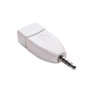 Adaptateur de convertisseur USB 2.0 femelle vers 3,5 mm m&acirc;le AUX o pour autoradio,MP3,haut-parleur - Neuf