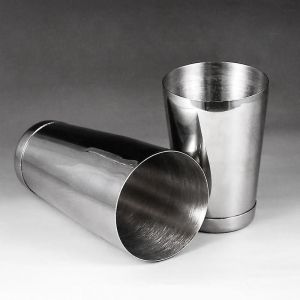 Ensemble &Agrave; Cocktail Boston Shaker, Double Mug 750 Ml + 550 Ml En Acier Inoxydable - Neuf