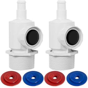 2Pack 9-100-9001 Connecteur de raccord mural pour nettoyeur,soupape de surpression pour connecteur de tuyau de balayage de piscine - Neuf