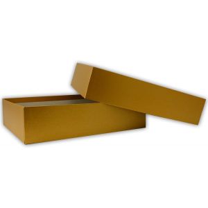 1x Boîte De Rangement Et De Cadeau De Qualité Supérieure Format A4 Gris/Bleu 302 X 213 X 70 Mm - Neuf