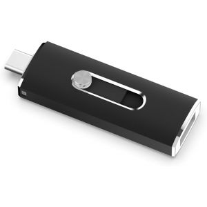 256GB USB Flash Drive,USB Type-C and USB 3.2 Reversible Connectors,Memory Stick OTG Metal Mini Flash Drive for Smartphone,Tablet,Laptop - Neuf
