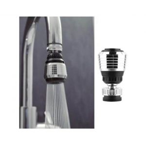 Adaptateur De Filtre &Agrave; 360 Degr&eacute;s Pour Robinet De Cuisine - Argent - Neuf