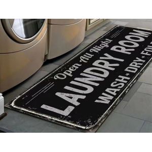 Tapis De Buanderie Antid&eacute;rapant Farmhouse - Tapis De Cuisine 80 X 50 Cm - Neuf